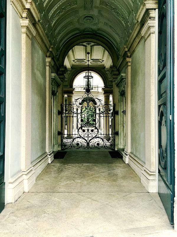 entrance in Milan