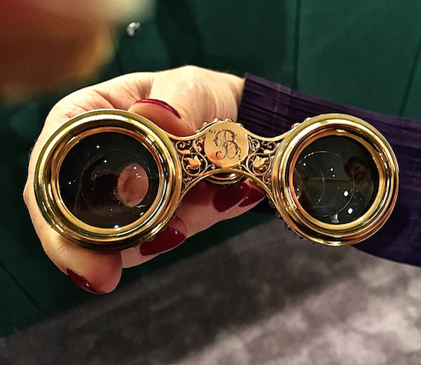jeweled opera glasses from Wartski at the Winter Antiques Show 2015