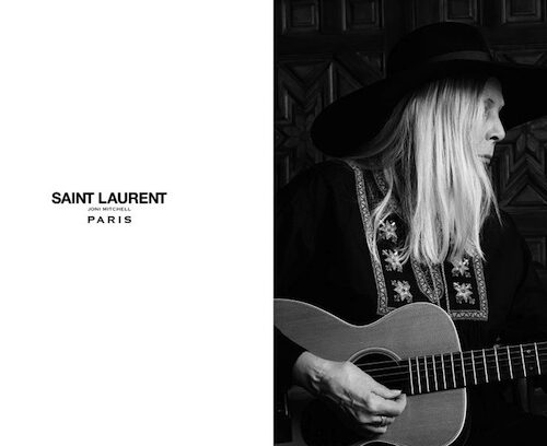 Style Knows No Age | Joni Mitchel for Saint Laurent