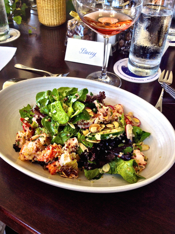 lobster salad at Cru Nantucket