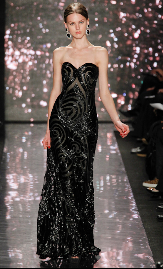 Naeem khan 2025 black dress