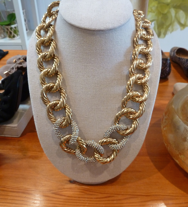 necklace in Aerin Lauder Southampton store