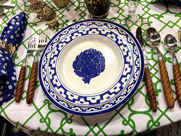 oscar de la renta dinnerware at ny now 2015