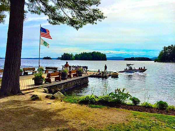 summer inspiration - water skiing at Migis Lodge