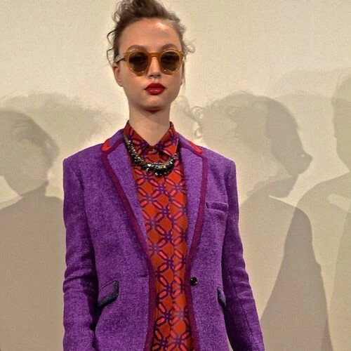 J.Crew purple and red for fall 2013