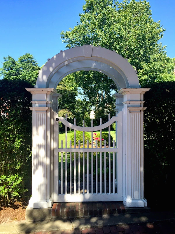 Nantucket home gate