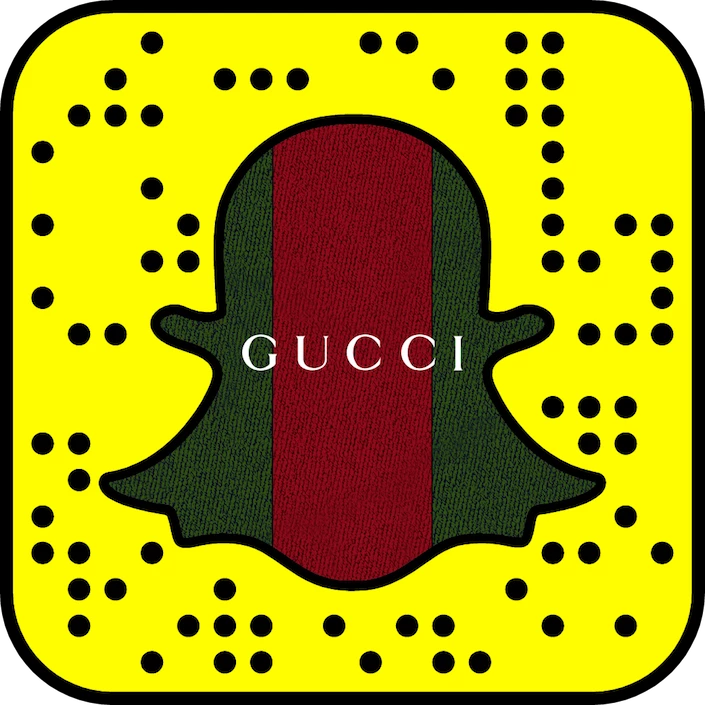 Gucci snapchat logo