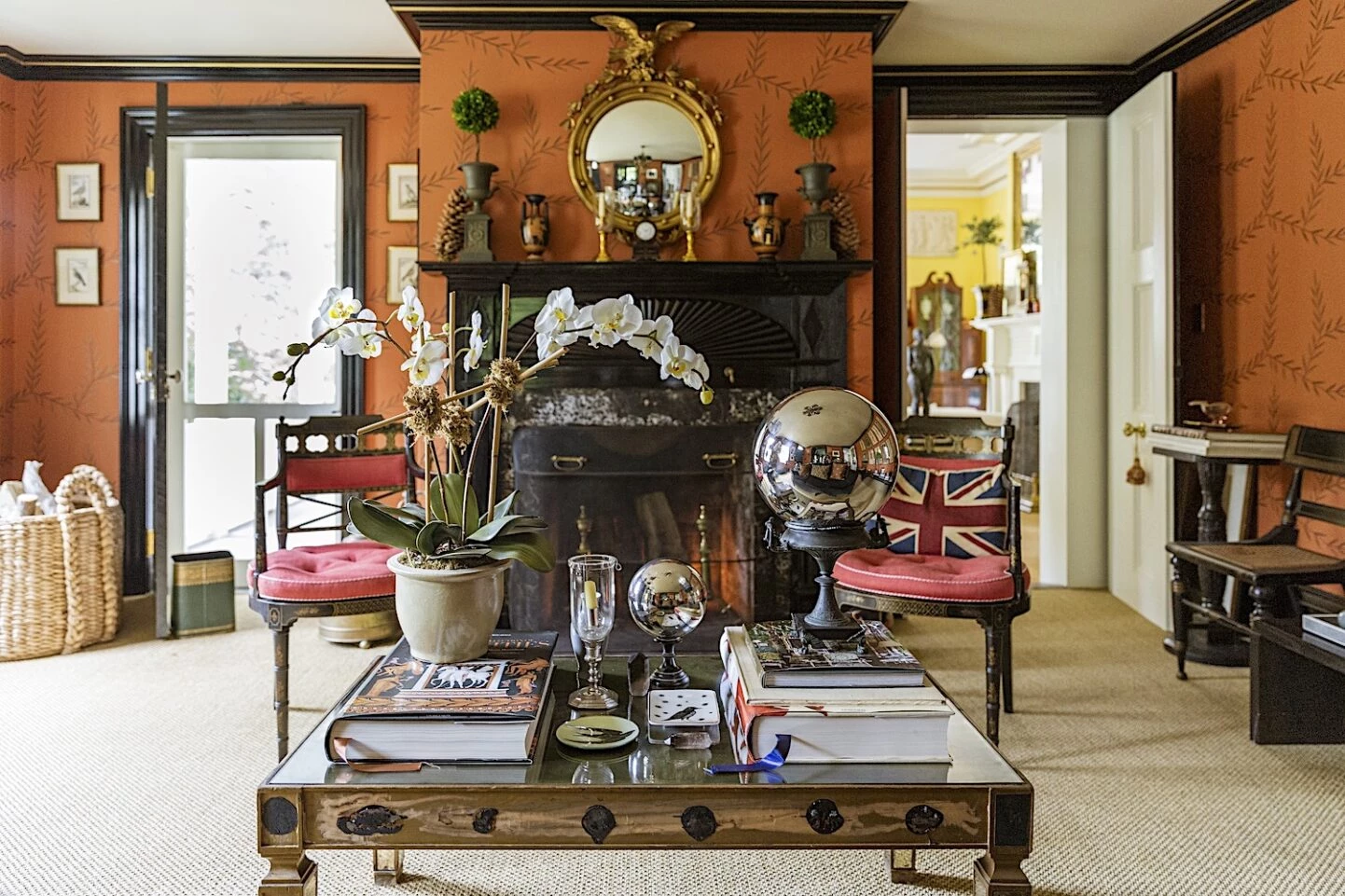 The Cooper's salon in At Home with Designers and Tastemakers, photo Stacey Bewkes