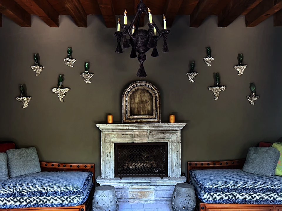 Fisher Weisman lighting in their Mexico home via Quintessence