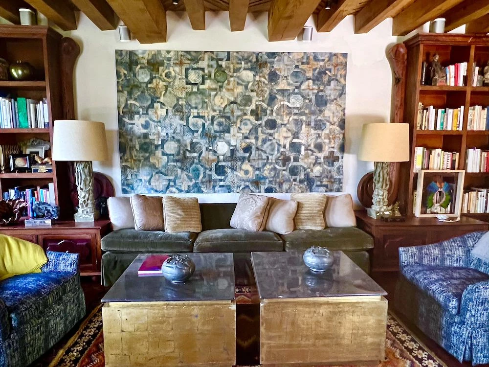 Jeffry Weisman and Andrew Fisher Mexico living room via Quintessence